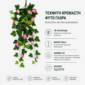 TZJ7777 κρεμαστό ανθισμένο φυτό – 90 cm