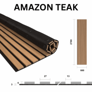 Ηχοαπορροφητικό πάνελ AMAZON TEAK