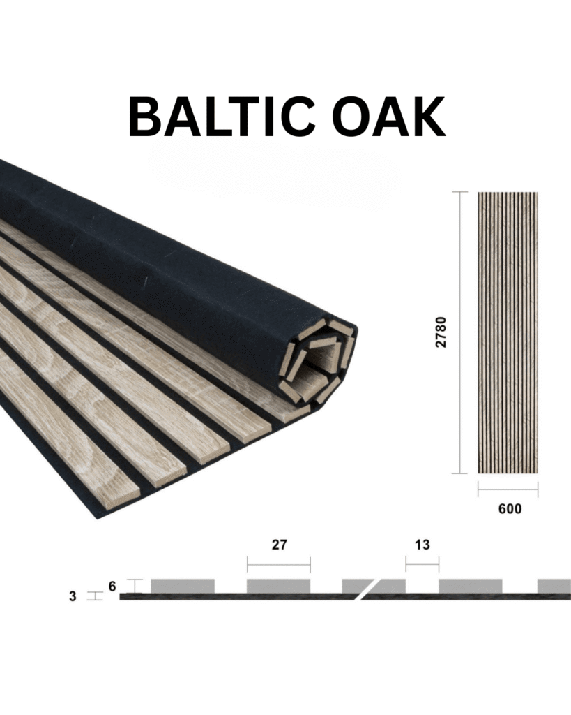 acoustic panel baltic oak