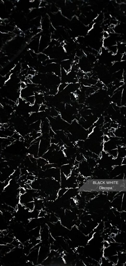 pvc panel black white