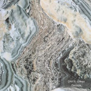 Πάνελ PVC Onyx Green – Πολυτελής πράσινη όψη πέτρας