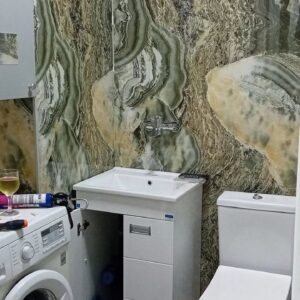 PVC Panel Onyx Green – Luxurious Green Stone Look