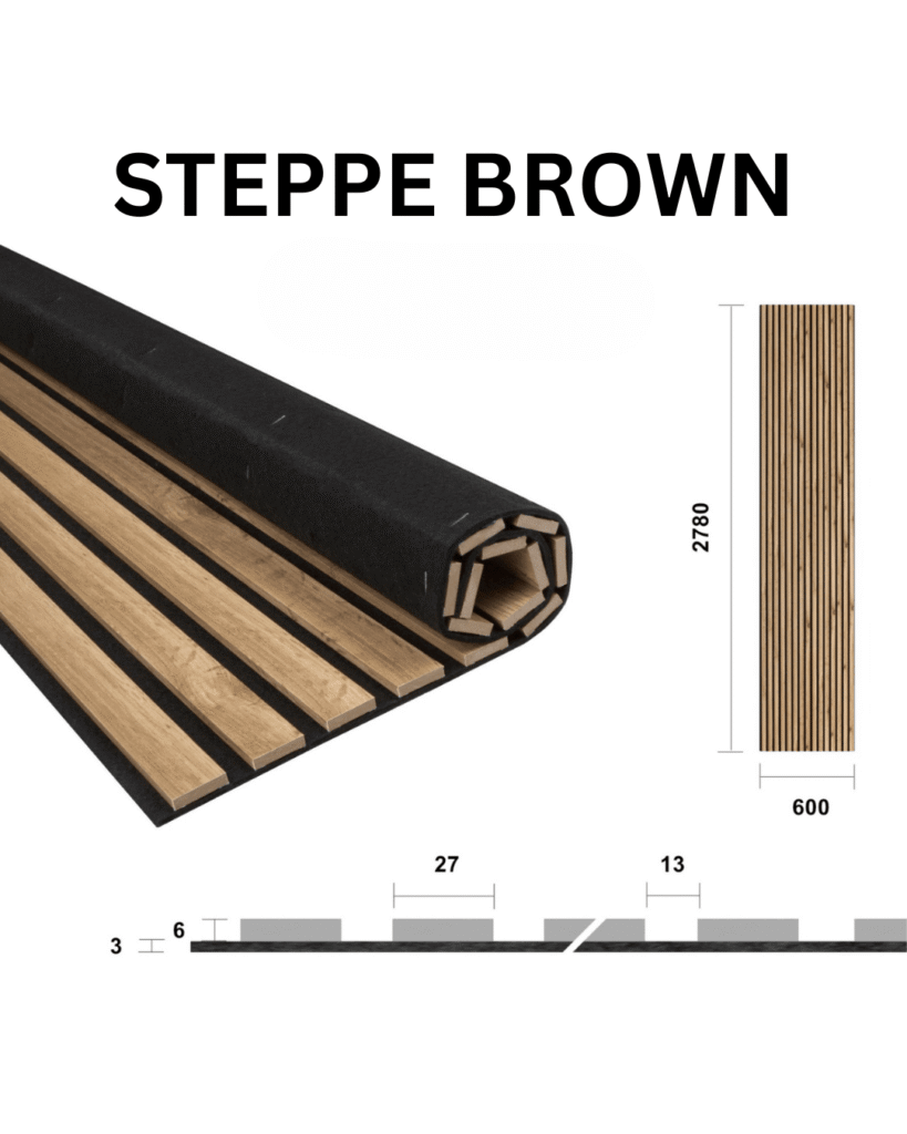 acoustic panel steppe brown