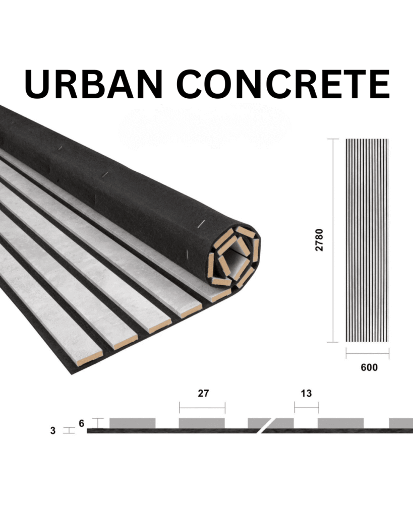 acoustic panel urban concrete