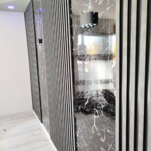 Πολυμερικό πάνελ D402-104 – Γκρι όψη ξύλου