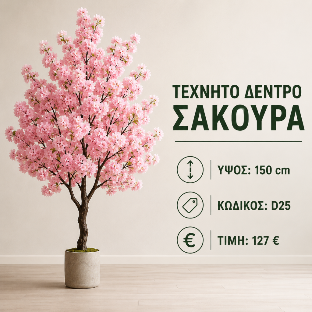 d25 artificial sakura