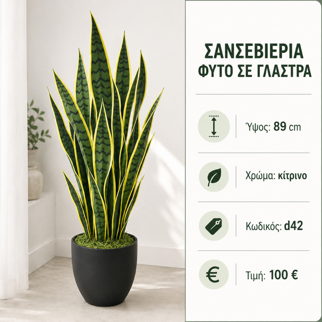 d42 artificial sansevieria