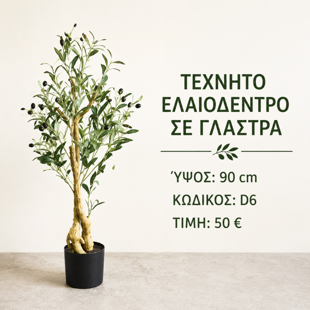 d6 artificial olive tree