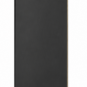 Λείο πάνελ WPC μαύρο ματ 290 x 40 cm