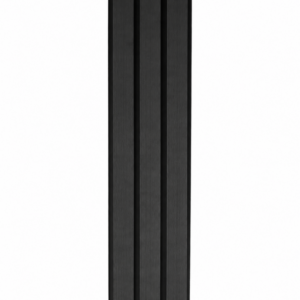 Πάνελ WPC εξωτερικού χώρου μαύρο 290 x 16 cm