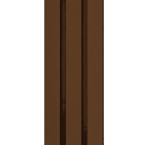 Πάνελ WPC εξωτερικού χώρου σκούρο καφέ 290 x 16 cm